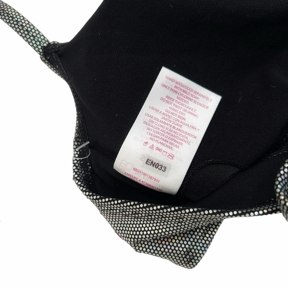 No Boundaries NOBO Hologenic Dot Bikini Set Juniors Size Small 3-5 - Picture 15 of 16